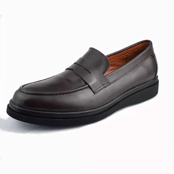 CHAUSSURE HOMME CONFORT+ 030 marron cuir   sandale médicale femme confortable Maroc